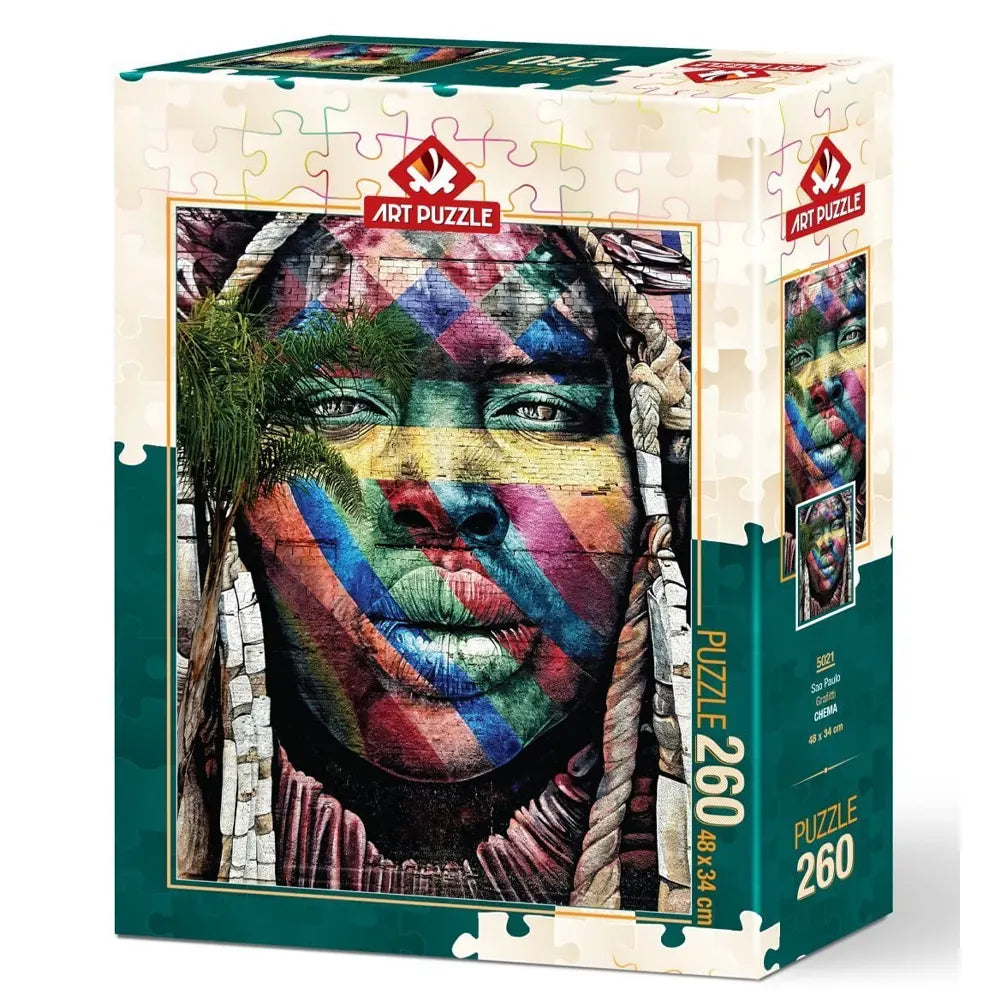 Art Puzzle African Portrait 260 Pieces – 8Y+