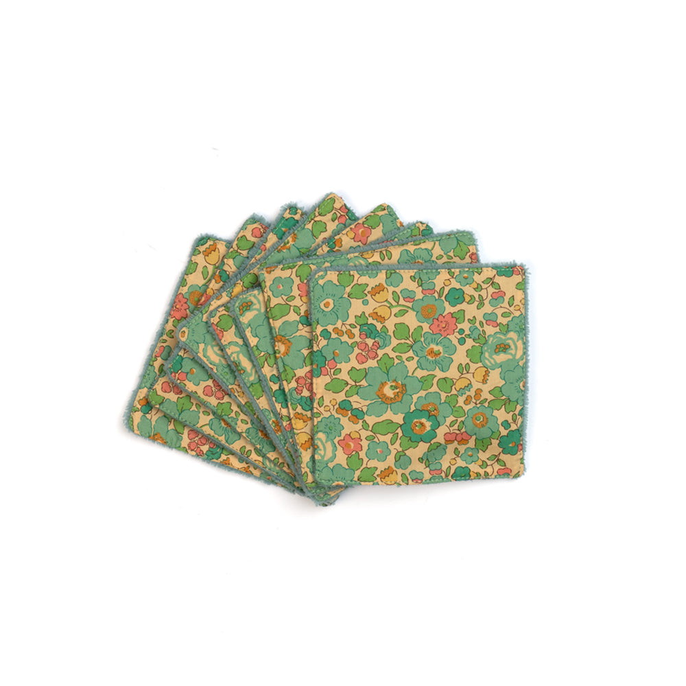 Bambidou Pack 8 Toallitas - Betsy Liberty Green