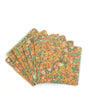 Bambidou Pack 8 Lingettes - Orange Emma Liberty