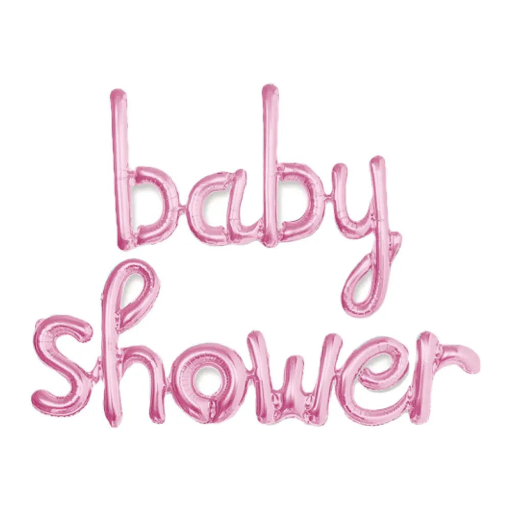Bannière Fête Baby Shower – Rose