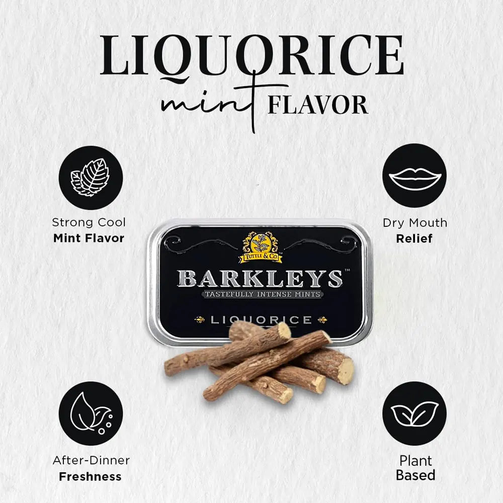 Barkleys Mints Liquorice - 50g