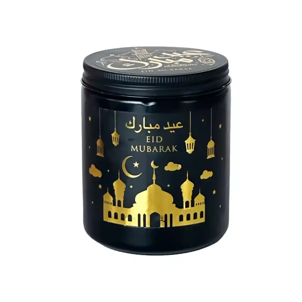 Bougie Parfumée Eid Mubarak - Noir