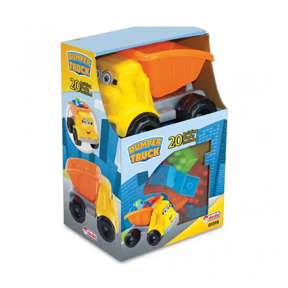 Dede Mon Premier Petit Camion avec 20 Blocs - 3A+