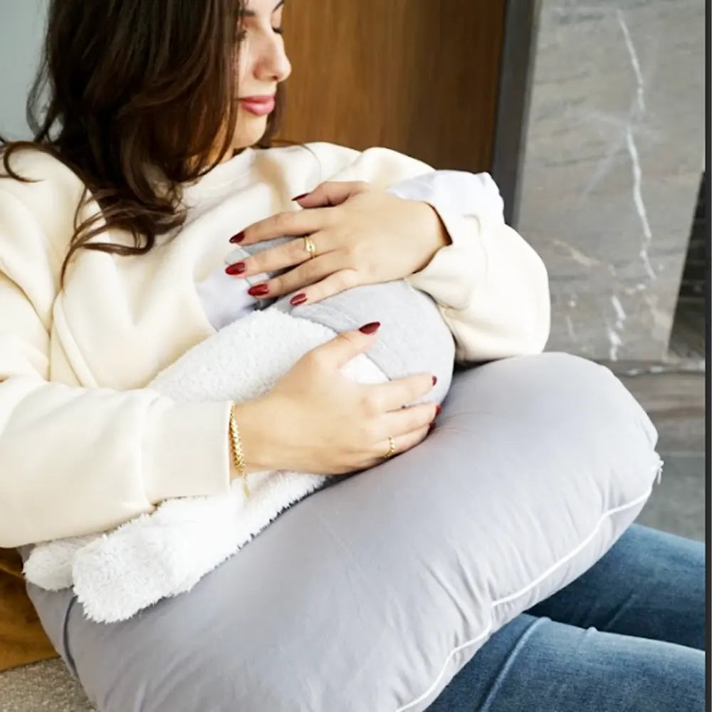 Bambidou Coussin d'Allaitement - Gris