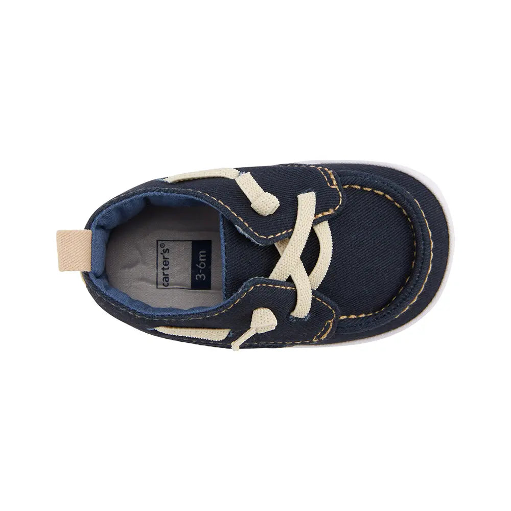 حذاء للأطفال بتصميم قارب من كارترز - كحلي