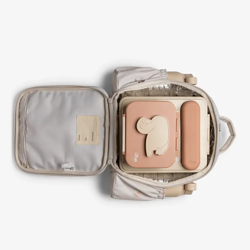 Citron Insulated Lunch Bag with 2 Bottle Holders - Ballerina