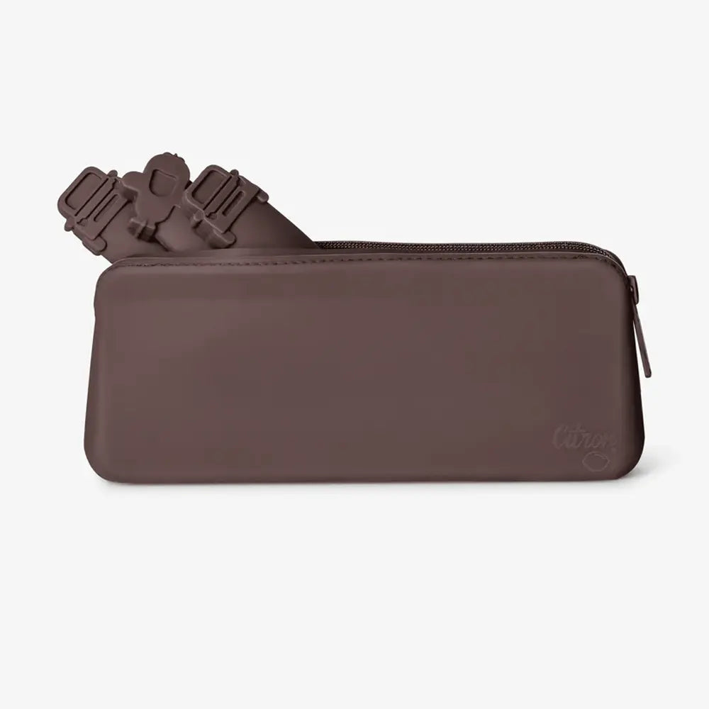 Citron Set de Couverts en Silicone avec Pochette - Véhicules Prune