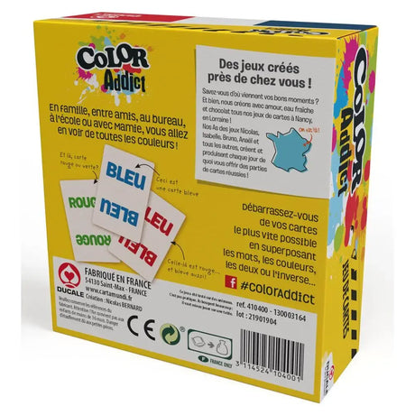 Color Addict Juego de Cartas Rápido y Colorido