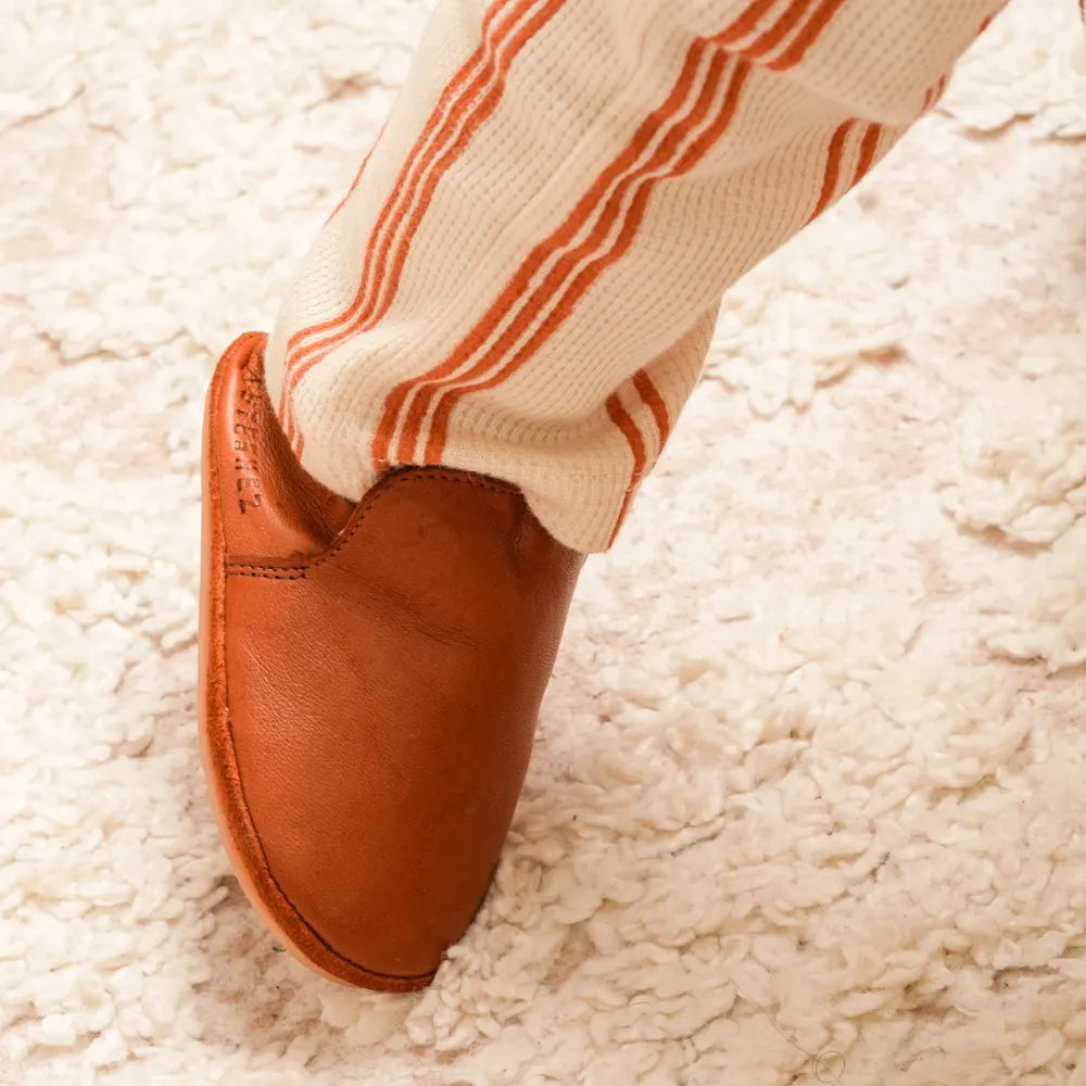 كيوتشيز خف أطفال جلدي – أساسي طابا