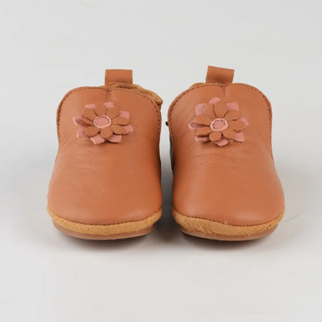 Cuteshez Patucos Bebé Piel – Flor Camel