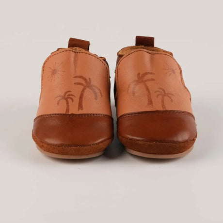 Cuteshez Patucos Bebé Piel – Palmera Marrón