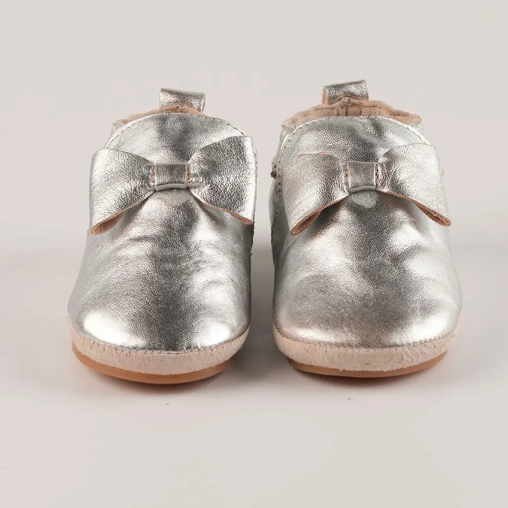 Cuteshez Patucos Bebé Piel – Mariposa Plateada