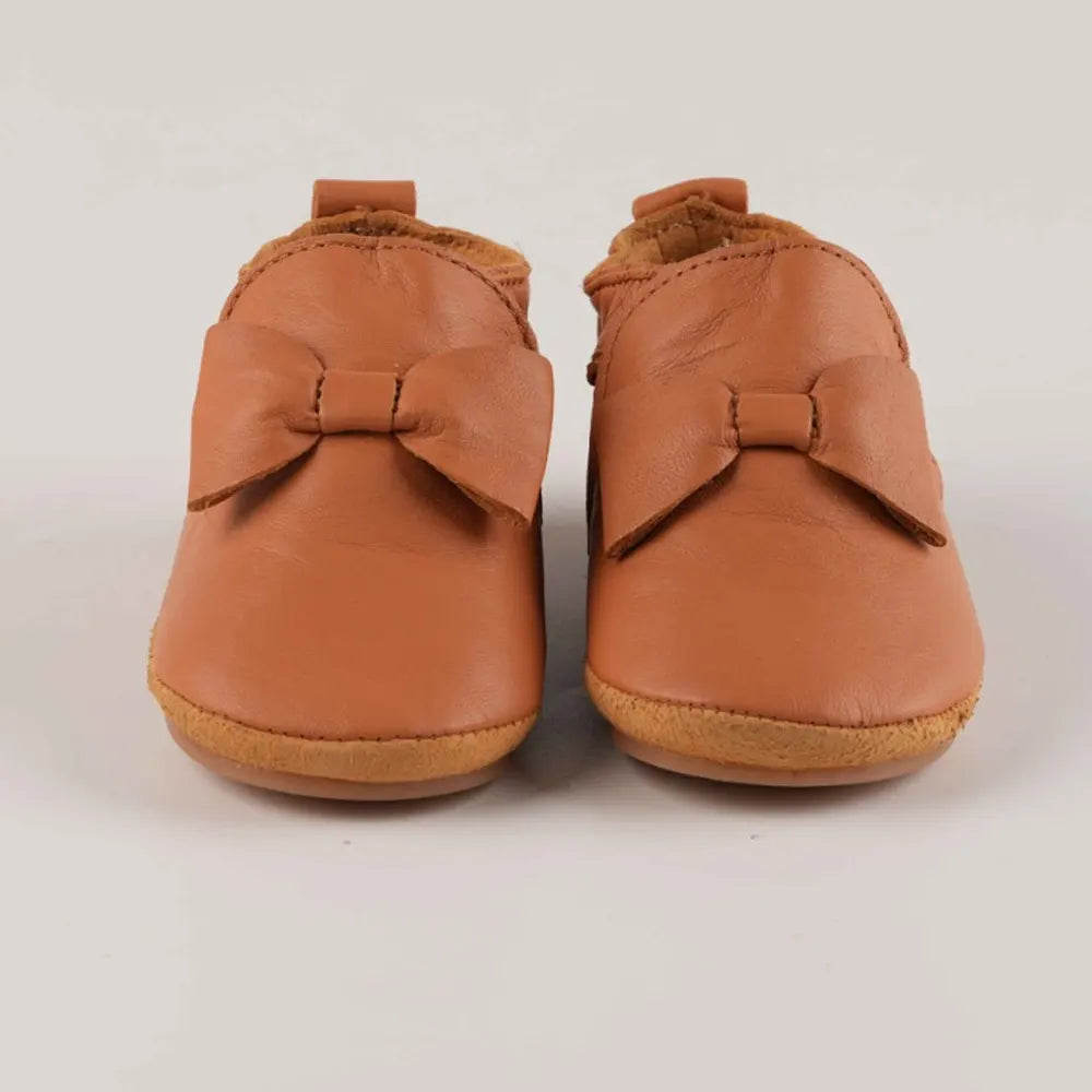 Cuteshez Patucos Bebé Piel – Mariposa Camel