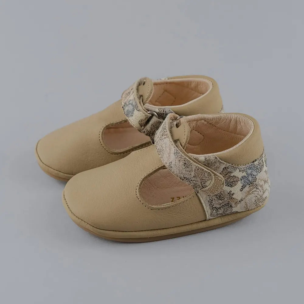 Cuteshez Merceditas Piel - Beige Flor