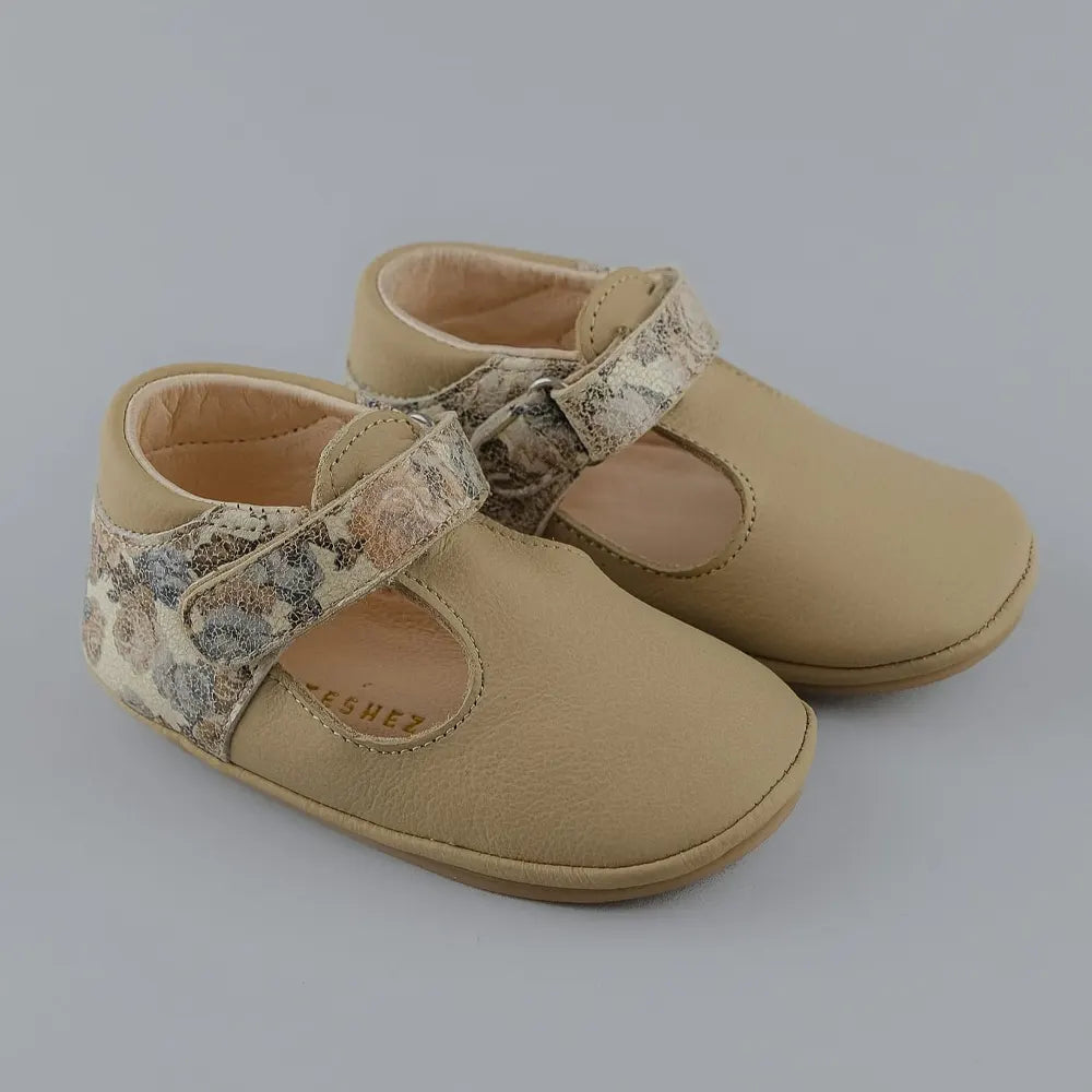 Cuteshez Merceditas Piel - Beige Flor