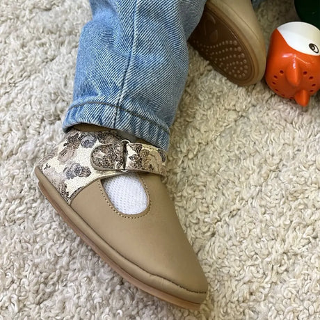 Cuteshez Salomé Cuir - Beige Fleur