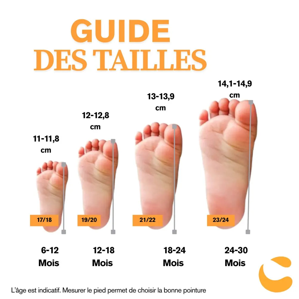 كيوتشيز خف أطفال جلدي – نخلة بنية