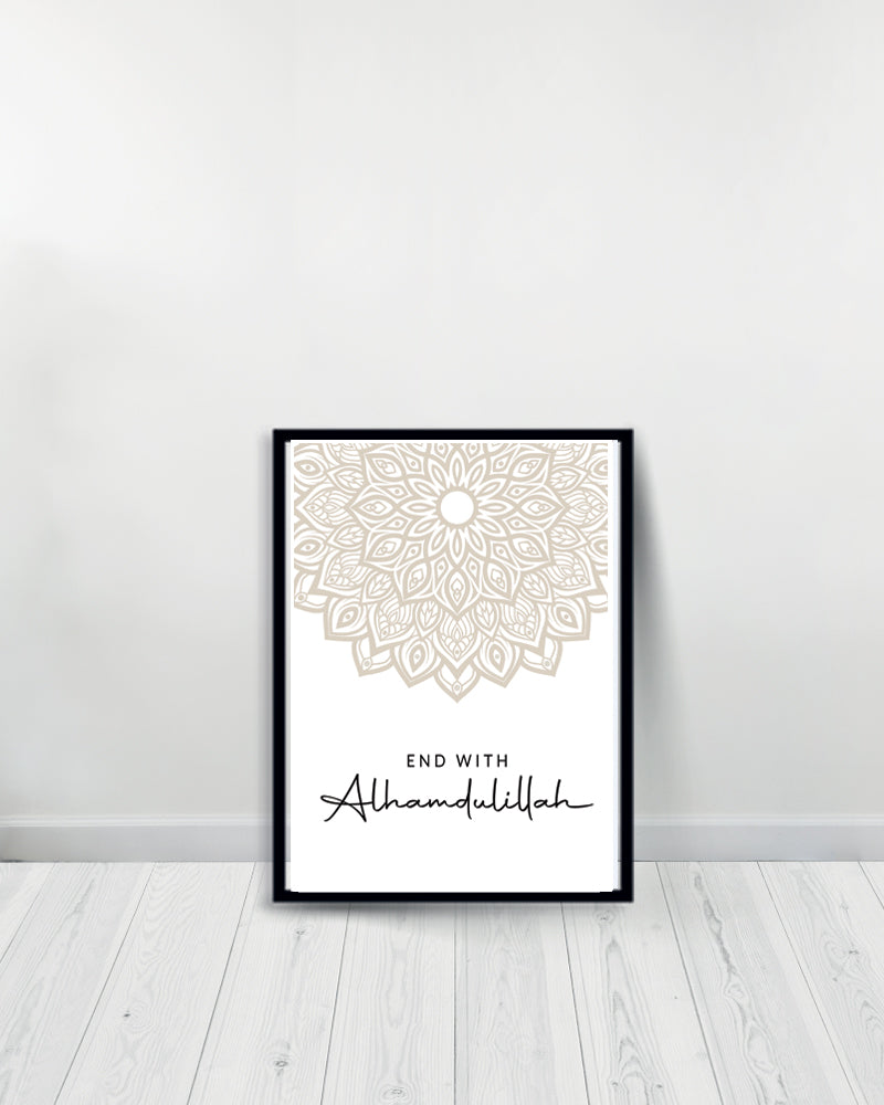 Set de 2 Cuadros Decorativos - Inicio | Final - Negro