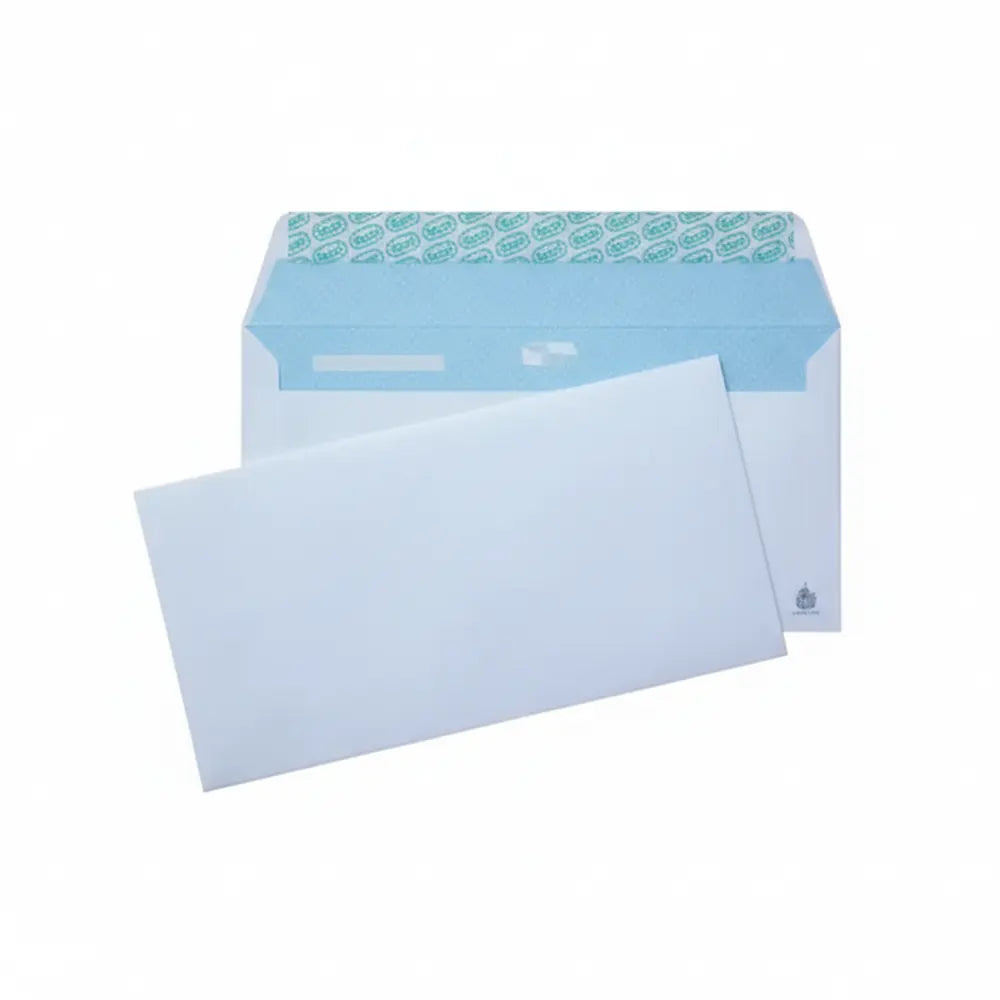 أظرفة بيضاء 90 غرام حزمة 500 ظرف مقاس 11 × 22 سم