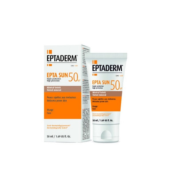 EPTADERM EPTA SUN SPF50+ CREMA FOTOPROTECTORA 50ML