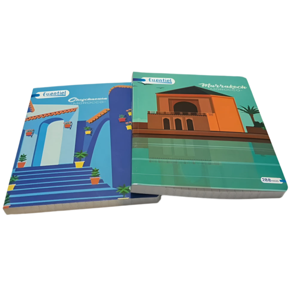 Essentiel Cahier Broché Séyes 60g A5 - 288 Pages