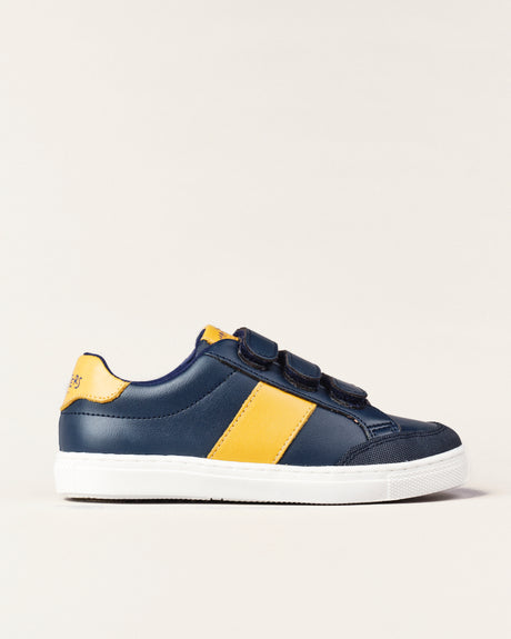 Basket Little Einstein For Monsters - Bleu Marine et Moutarde