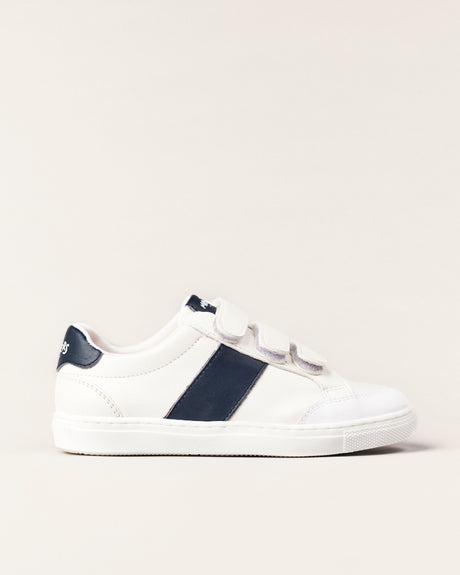 Basket Petit Matelot For Monsters - Blanc et Bleu Marine