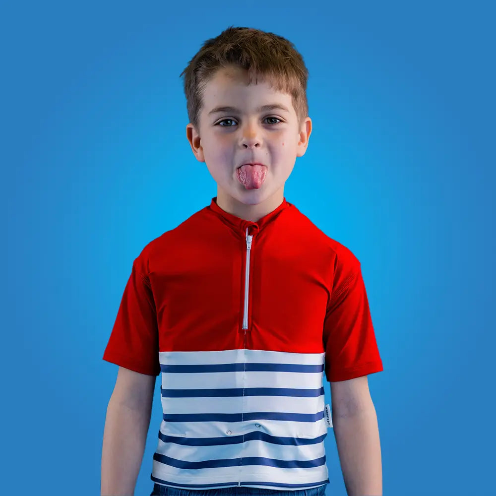 Floatee T-shirt Anti-noyade pour Bébés & Enfants - Rouge