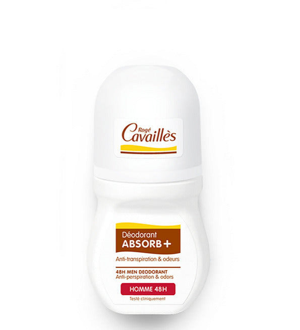 Rogé Cavaillès Déo Absorb+ Homme 48H Roll-On – 50 ml