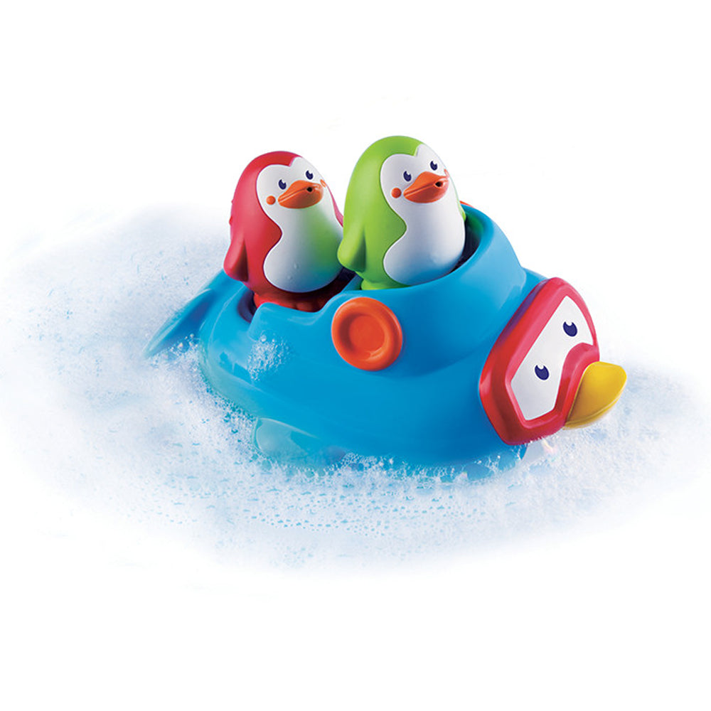 Infantino 3 Jouets de Bain Squirt'N Sail Pingouin - 12M+