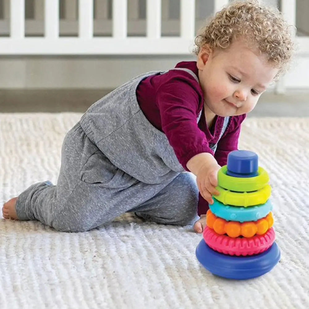 Infantino Anneaux à Empiler Rock 'N Stack Rings - 6M+