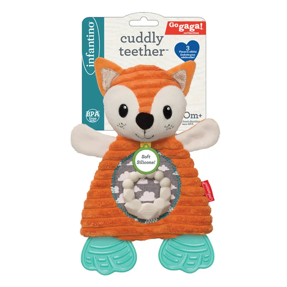 Infantino Doudou Renard Anneau de Dentition - 0M+