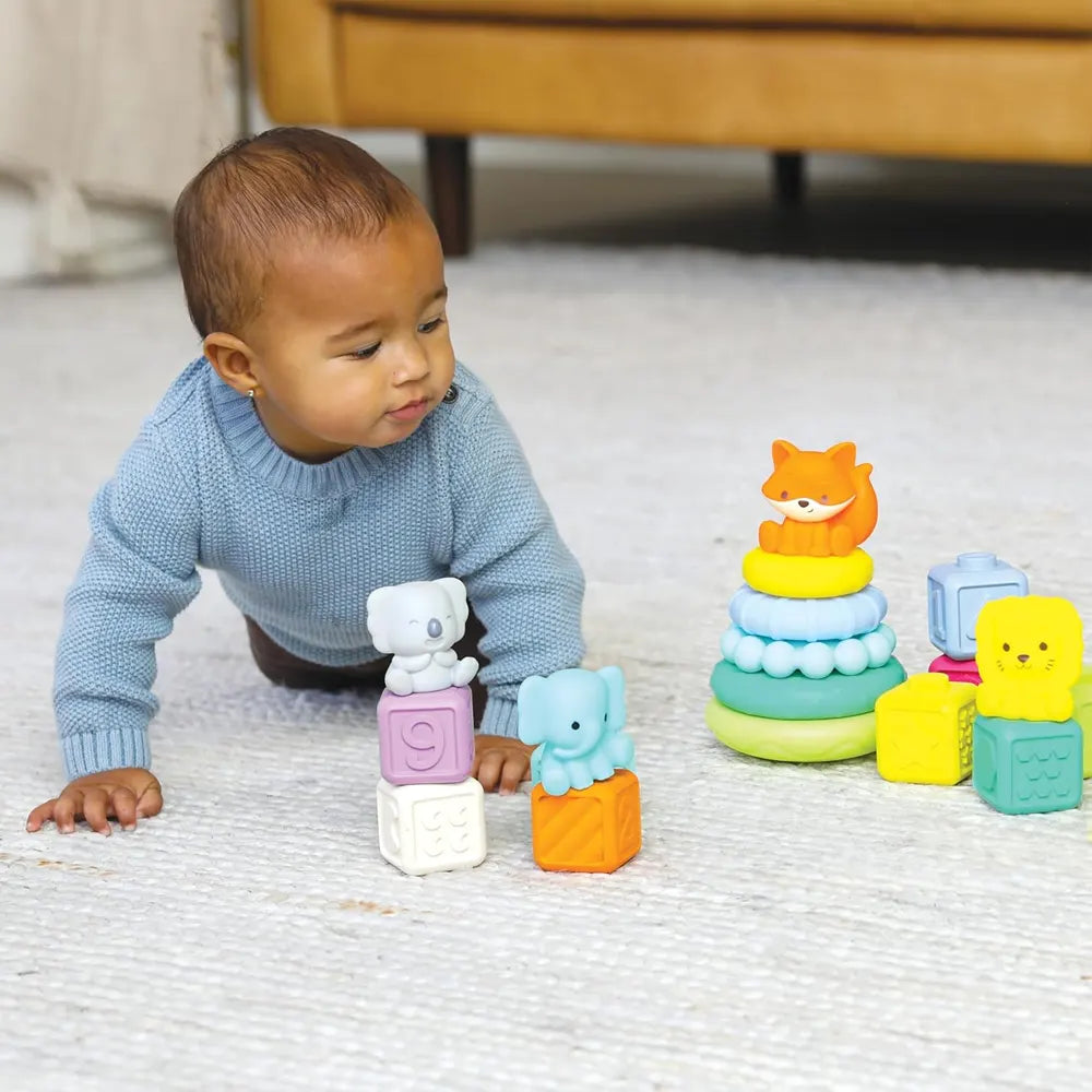 Infantino Ensemble 18 Jouets Sensorielles – 0M+