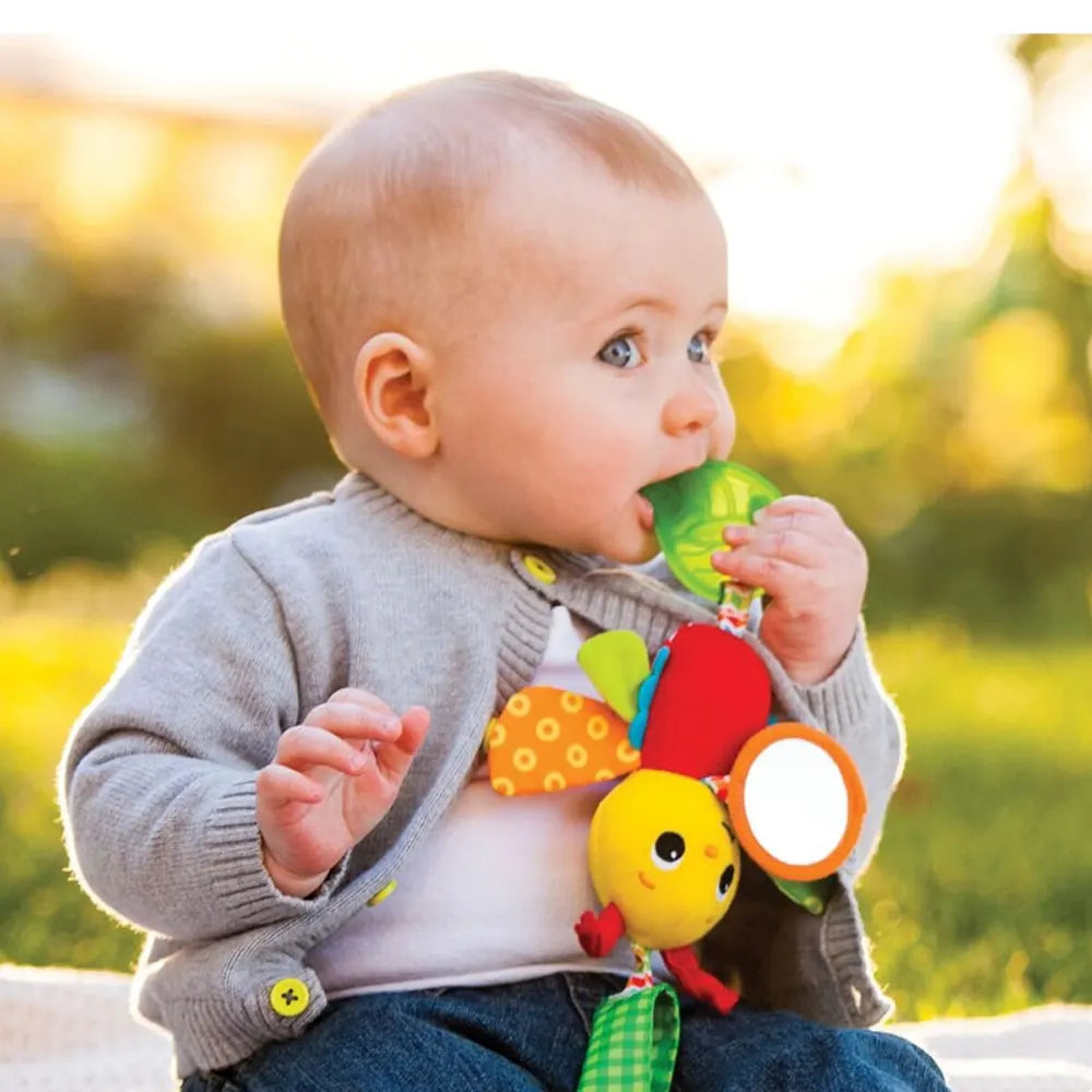 انفانتينو صديق الجرس الصغير للأطفال من عمر 0 شهر فما فوق - فراشة