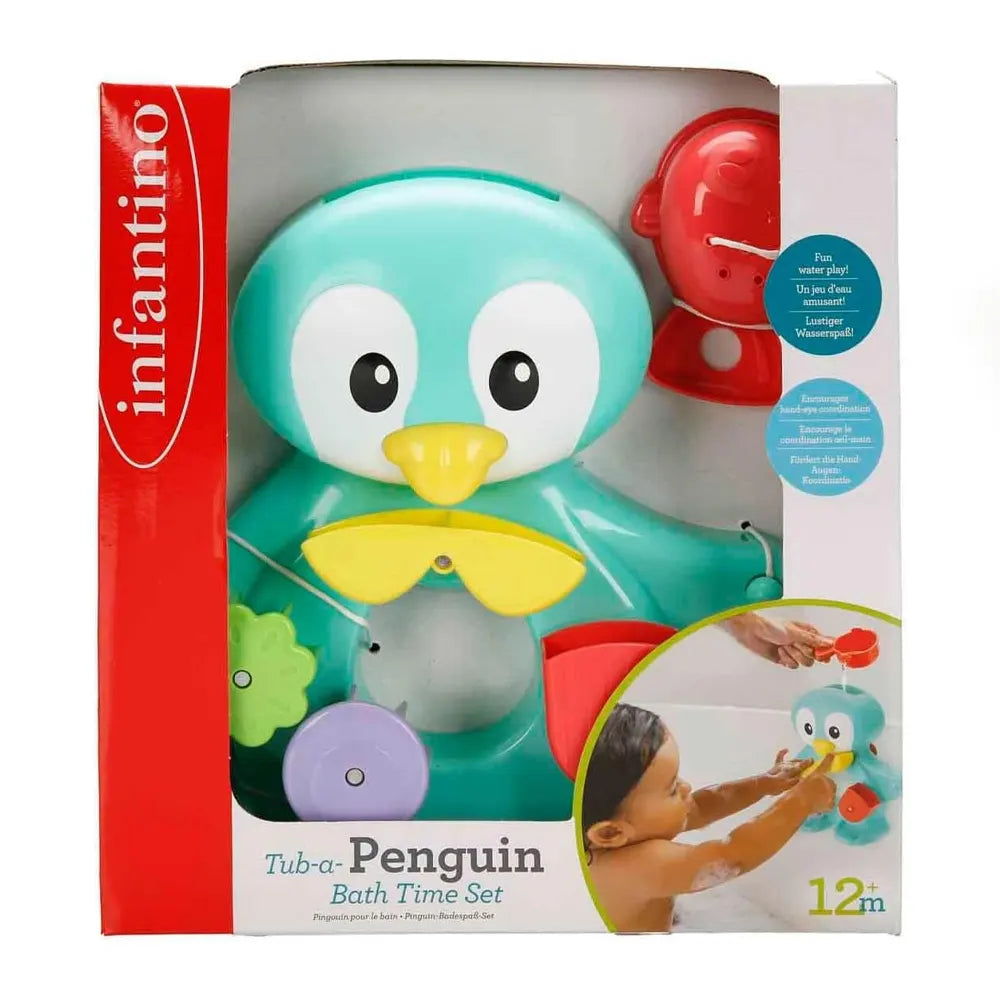 Infantino Jouet de Bain Interactif Pingouin – 12M+