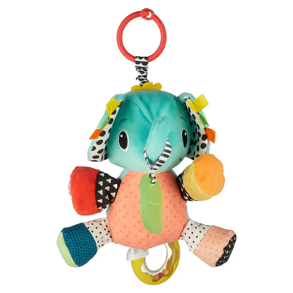 Infantino Peluche d’Éveil Multisensorielle Éléphant - 0M+