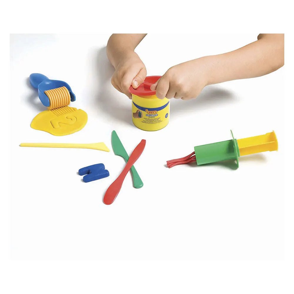 Jovi Pack de 3 Pots de 110g de Pâte à Modeler Douce