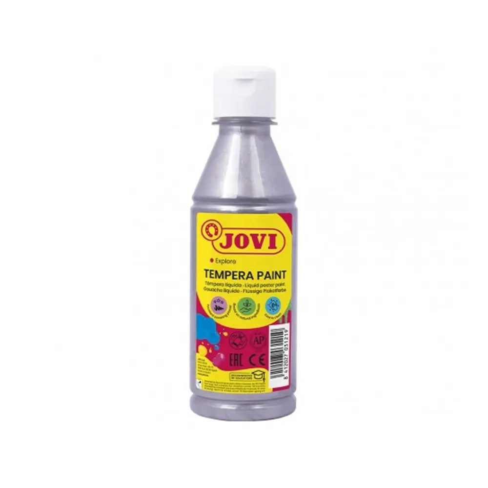 Jovi Gouache Líquido Básico 250ml - Plata Metálico