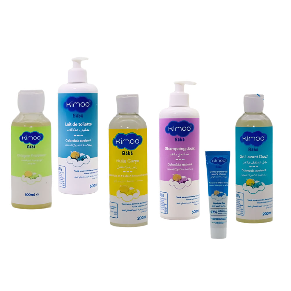 Kimoo Set de nacimiento Cuidado completo para bebé - Azul