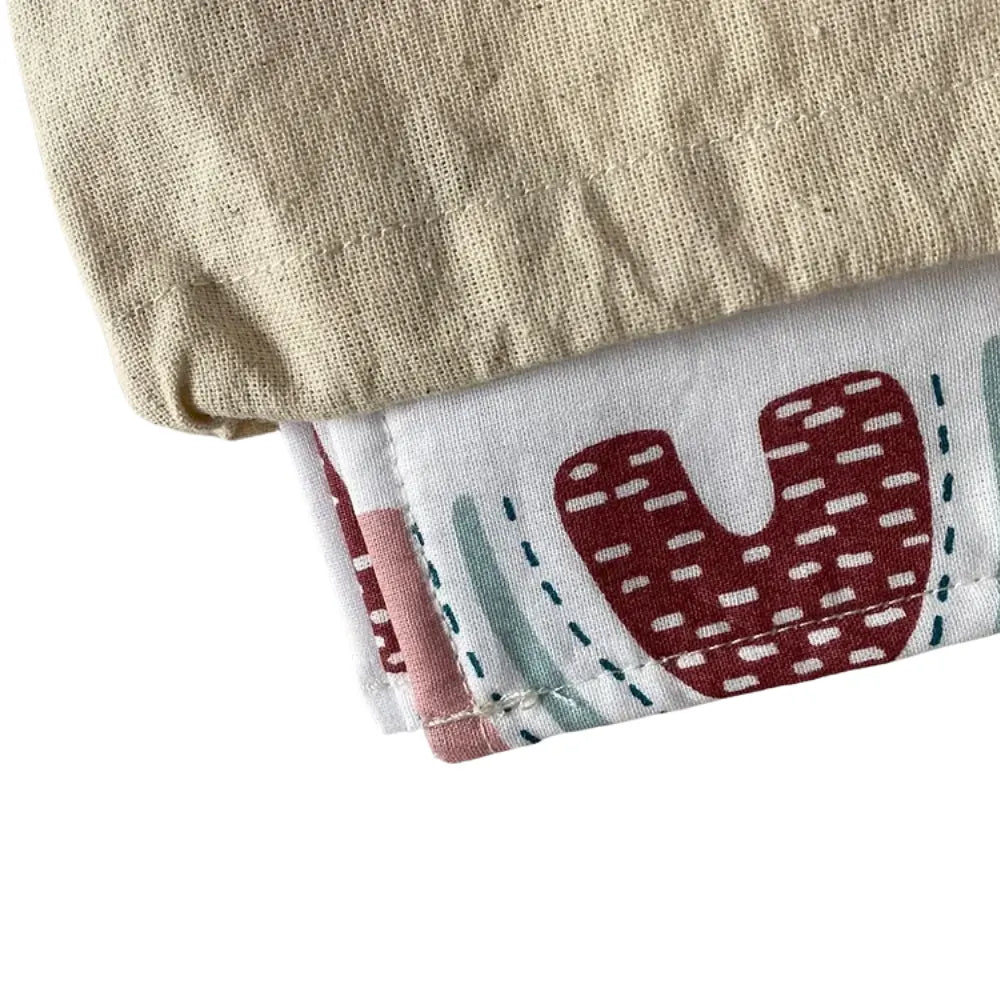Babymat Pack of 6 Fabric Wipes - Happiness Pink