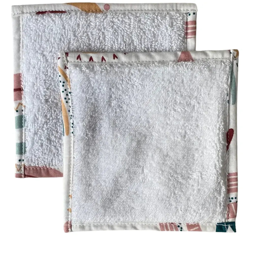 Babymat Pack of 6 Fabric Wipes - Happiness Pink
