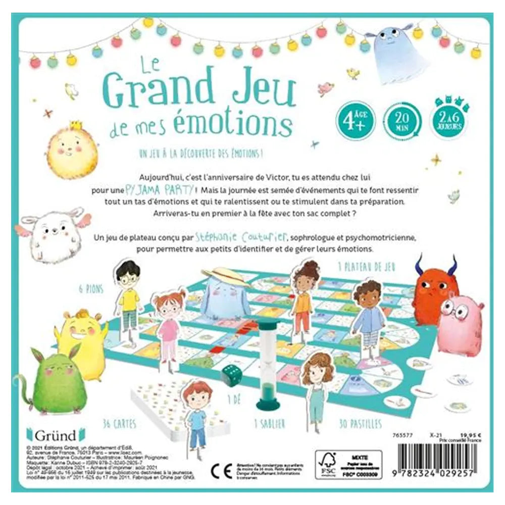 Le Grand Jeu de Mes Emotions – Jeu de Société Jeunesse