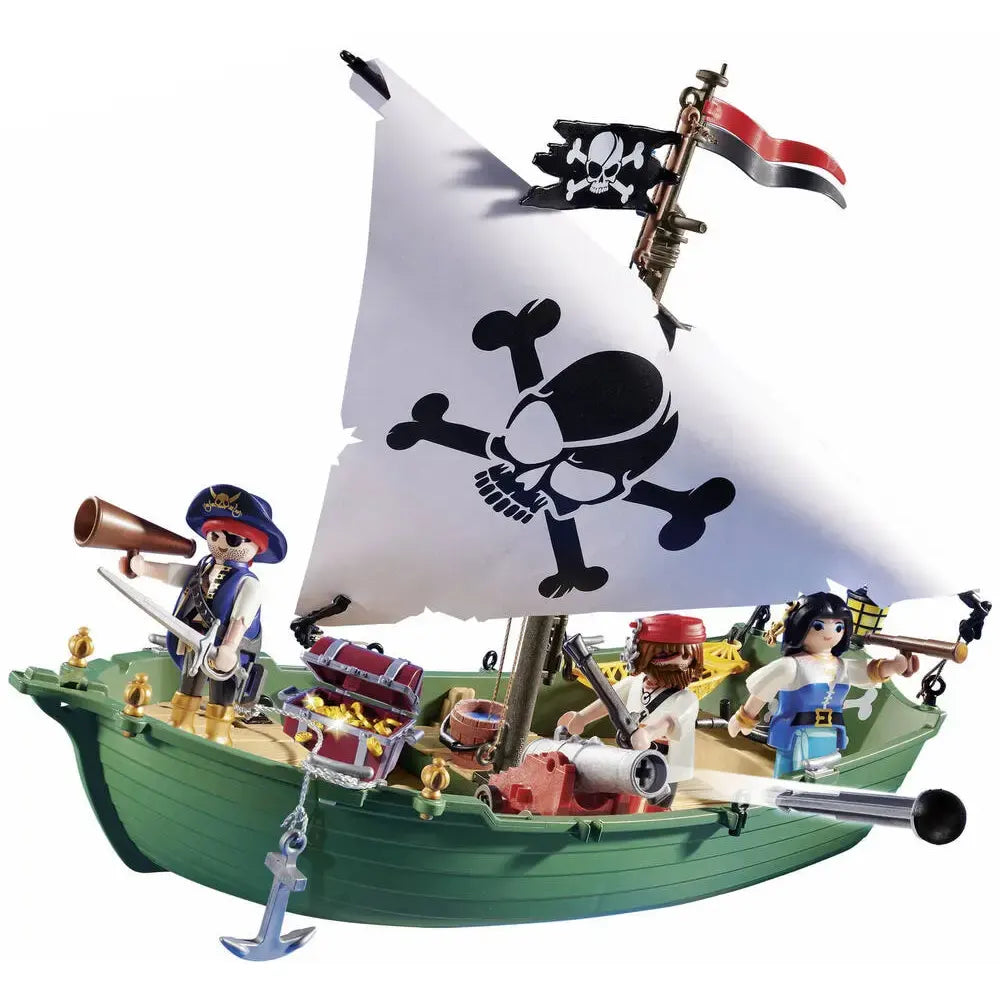 Playmobil Bote de los Piratas – 4 años+
