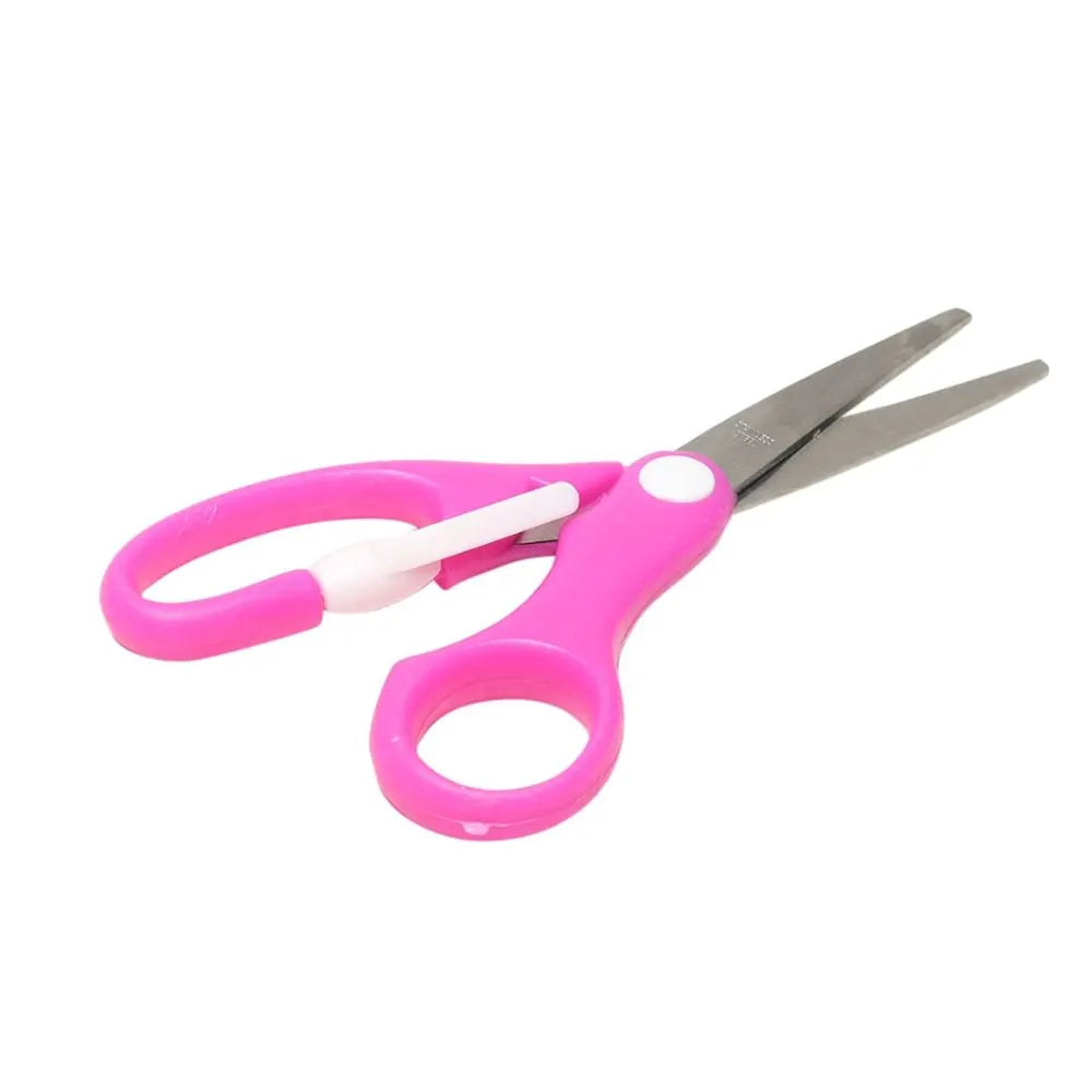 M.School 13 cm Round-Tip Safety Scissors - Pink