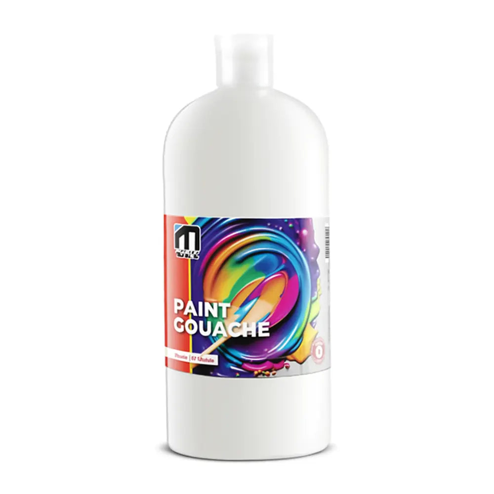 M.School Gouache Paint 250 ml Bottle - White