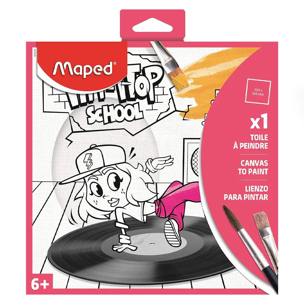 Lienzo de pintura Maped en bolsa