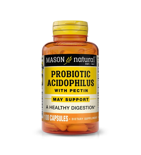 Mason Natural Probiótico Acidophilus 100 Cápsulas