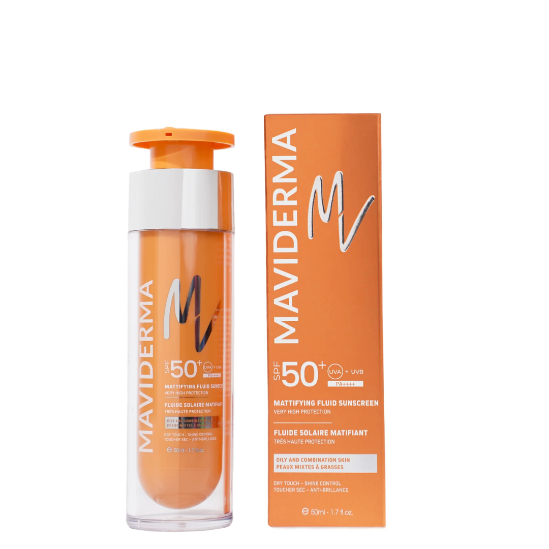 Maviderma Protector Solar Fluido Matificante SPF 50+ 50 ml