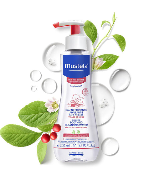Mustela Agua Limpiadora Calmante Sin Aclarado - 300 ml