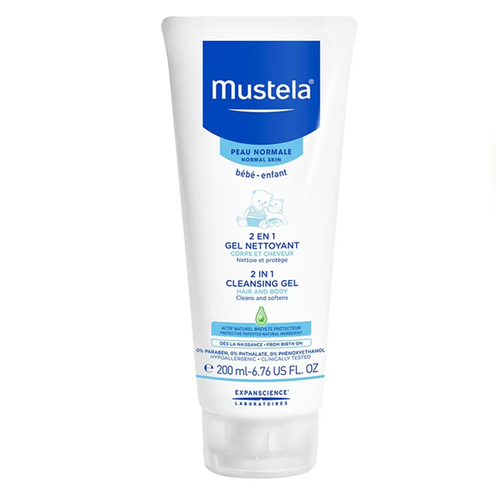 Mustela Gel Nettoyant 2 en 1 Cheveux et Corps - 200ml